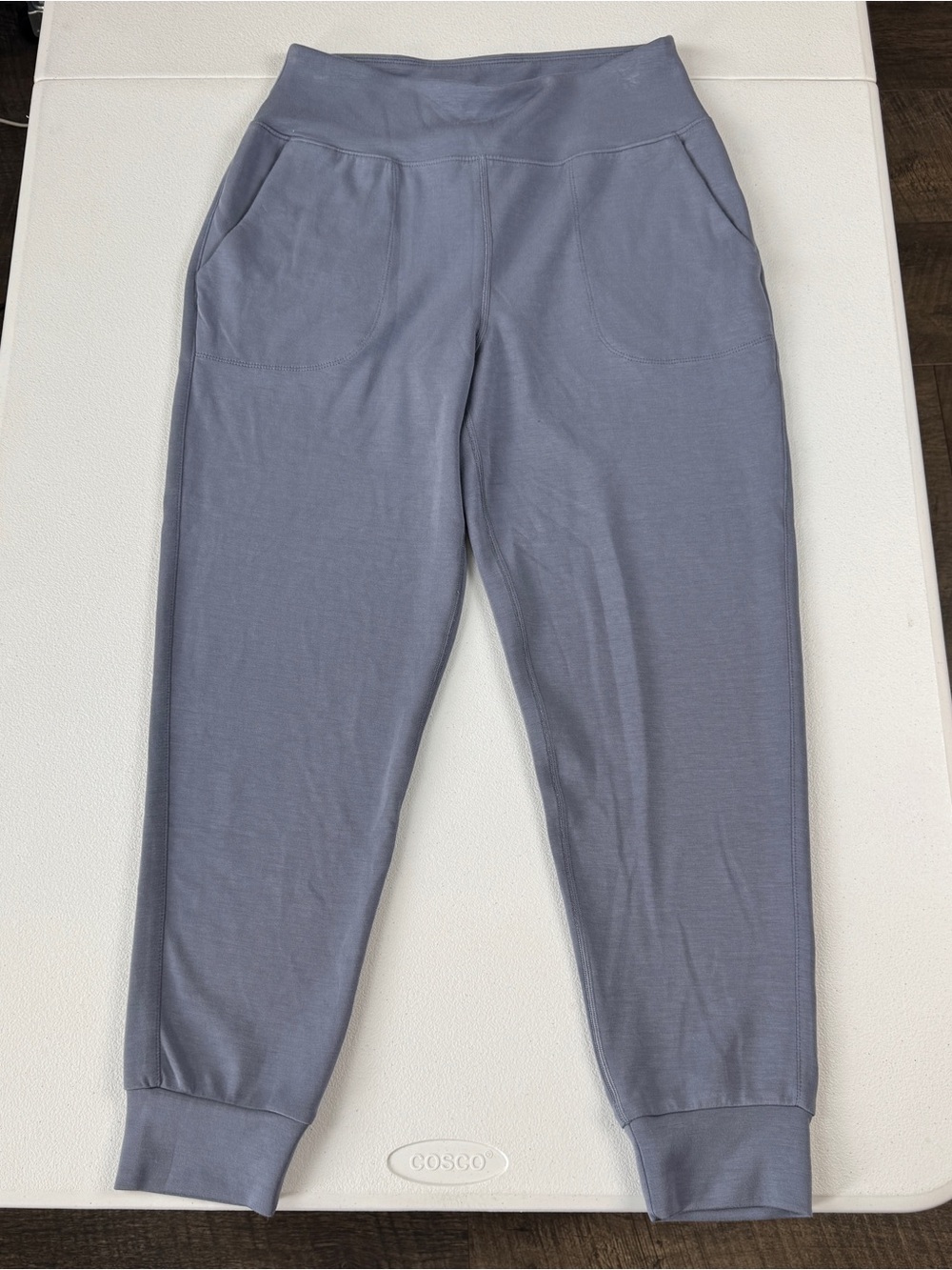 Sage Joggers Womens M Medium‎ Gray Pockets Stretch Pull On